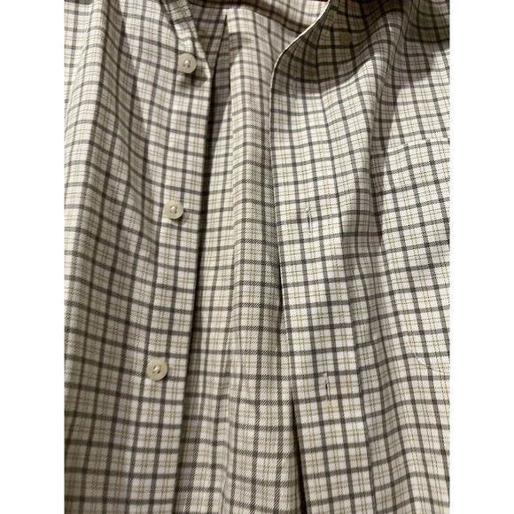 Fairway & Greene The Club Shirt  XL Green Striped Button Down Long Sleeve Cotton - Picture 5 of 12